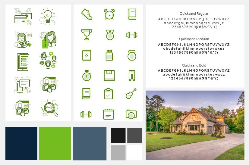 Basics of UI mood board