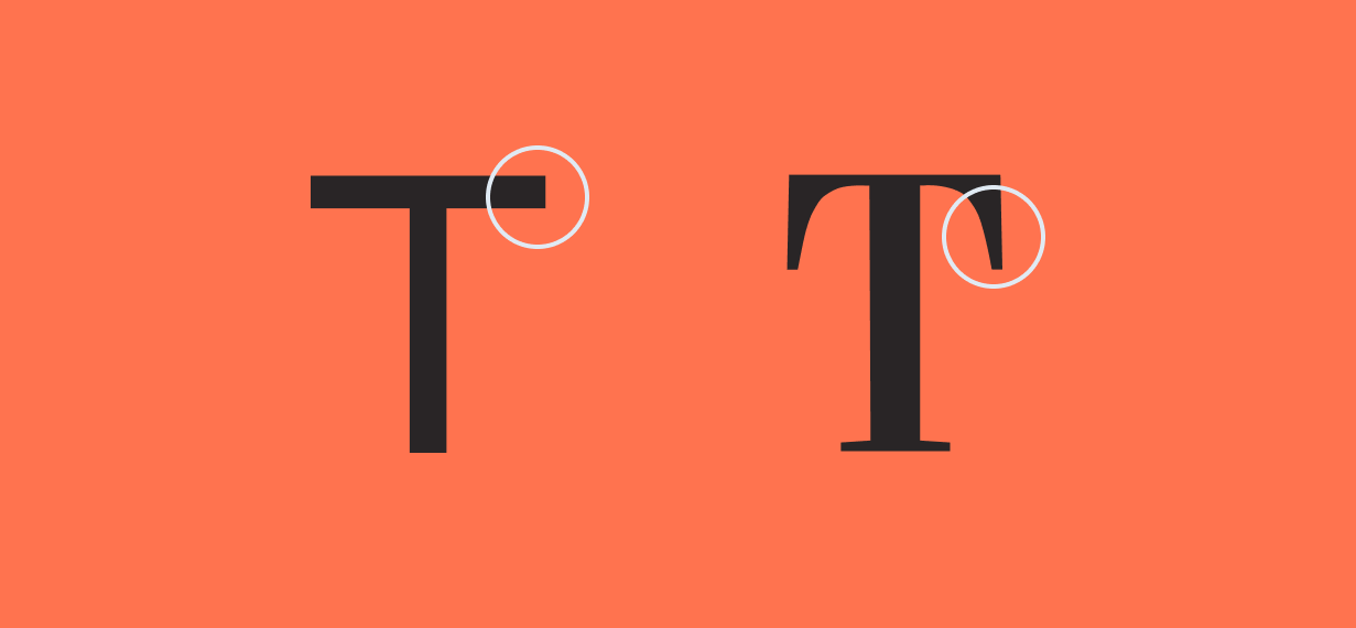 Serif vs Sans Serif fonts: differences and proper uses